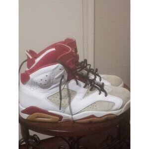 Nike Air Jordan VI 6 Retro Alternate Hare 384664-113 Men’s Size 10 White Red